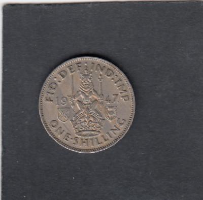Beschrijving: 1 Shilling  GEORGIUS VI 